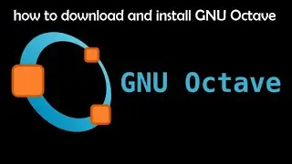 How to Download and install GNU Octave
