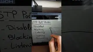 Советы #Cisco CCNA: состояния портов STP и RSTP #shorts