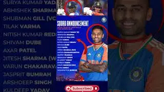 India's Squad for Australia T20 Series: Complete Breakdown #cricket #teamindia #indiasquad