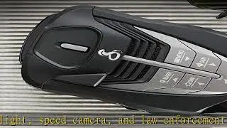 Cobra RAD 480i Laser Radar Detector &ndash; Long Range Detection, Bluetooth, iRadar App, LaserEye Front a