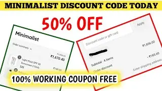 minimalist discount code today || minimalist coupon code