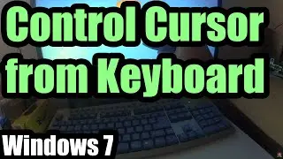 Как управлять курсором мыши с клавиатуры (Windows 7, Alt + Shift + NumLock)