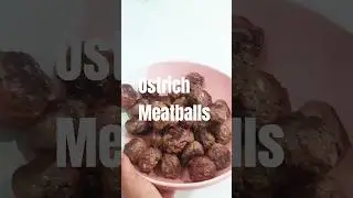 Ostrich Meatballs #food #wholefoods #protein #meatballs #bettereating #healthy #cleaneating #meat