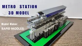 Metro Station 3D Model