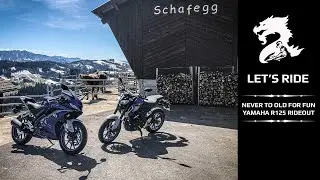 Yamaha R125 2021 | Rideout in Switzerland | Never to old for fun