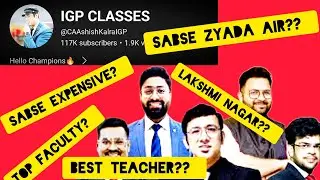 igp classes honest review#igpclasses#ca#commerce#comment#cainter#cafoundation#icai#cafoundation#ca