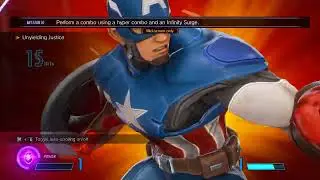 Marvel VS Capcom Infinite ~ Captain America Combo Trials