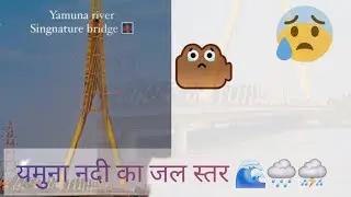 Yamuna river's water level