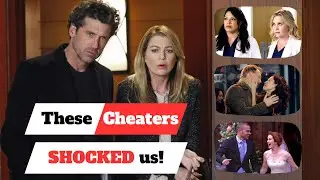 The most SHOCKING Cheating Storylines on Grey's Anatomy