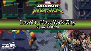 Marvel Cosmic Invasion &ndash; Level 1: New York City | 2 Player Co-Op (No Commentary | PS5)