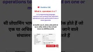 What is operators  in c  ?