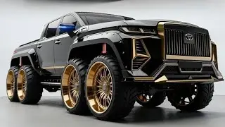 2027 Toyota Land Cruiser 6x6 Pickup Concept | Extreme Off-Road Beast by Digital Artists