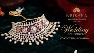 #Polkijewellery || Ruby Polki Choker Necklace in yellow gold || Krishna Jewellers Pearls & Gems