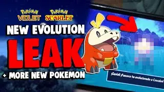 FUECOCO EVOLUTION HAS BEEN LEAKED! + NEW Pokemon for Scarlet and Violet!