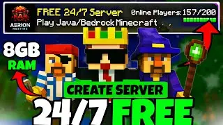 How To Make Free Minecraft Server 24x7 | Free 24/7 Minecraft Hosting😍