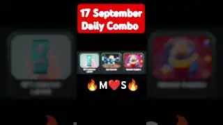 17 September Hamstar combat deily combo complete card #Hamstarcombat
