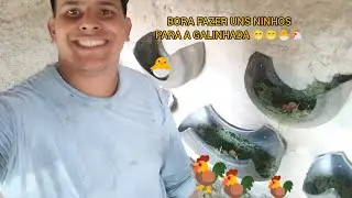 NINHO DE PNEU 🐣🐔. ACOMPANHEM O VÍDEO FICOU TOP 😁. SE ESCREVAM NO CANAL E DEIXE O LIKE 😁