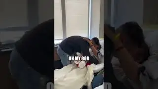 He came home from the U.S. Air Force to surprise his grandma in the hospital ❤️