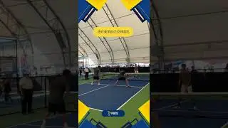 绝对美丽的匹克克球混乱 #pickleballaddicts #ppa #juniorspickleball #pickleballgear #badminton