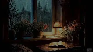Light Drizzle by the Window for Calm Focus & Gentle Rest | Sparse Rain Sounds with No Music