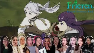 Frieren and Fern Team Up | Frieren Beyond Journey's End Girls Reaction Compilation