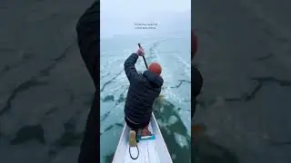 Frozen Dal Lake Kashmir | frozen beauty of Kashmir | frozen Dal lake in winter #dallake #frozen