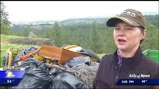 A big pile of trash later, annual Palisades Park clean-up a success
