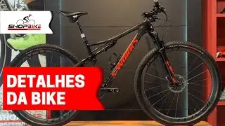 Bicicleta Specialized Epic Race S-works Aro 29 XX1 AXS 12v Preto e Vermelho - Seminova