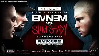 Hitman WOA Eminem Elusive Target и реакция 007 Aston Martin