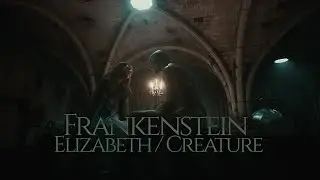 elizabeth &  creature | golden brown. [frankenstein]