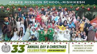 Heartwarming Tale: Christmas Play - 'The Story of Jesus' | Agape School's 33rd Annual Day 2023