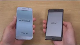 Samsung Galaxy A5 2017 vs Sony Xperia X Android 7.0 Nougat - Speed Test!