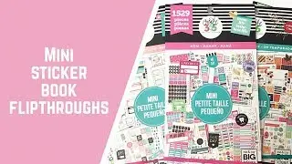 Flip through of new PLANNER BASICS mini sticker book!