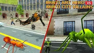 Multi Ant Hero vs Multi City Villains