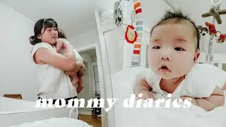 mommy diaries | 3 month old baby tummy time! + Super talkative + Home cooking+ casual conversation