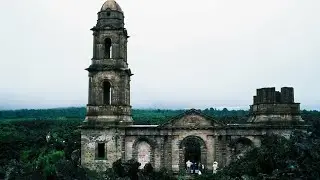 Abandoned Volcano Village [ insane volcano erupts ]