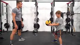 Youth Wrestling Strength & Conditioning: med ball slam