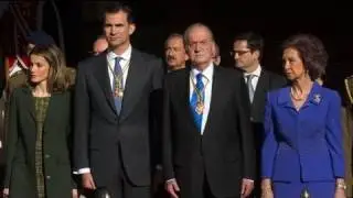 Spain's King makes plea for unity as he opens parliament