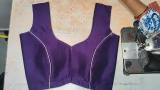 30 size Princesecut blouse cutting and stitching (Part 2) princesecut  paded blouse cutting