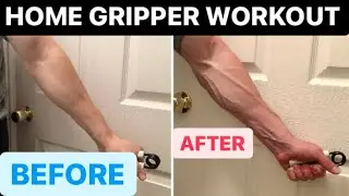 3 MONTH TRANSFORMATION, hand gripper, build grip strength, big arms, forearm growth home workout
