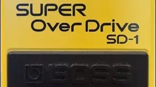 Boss SD-1 Super OverDrive Distortion Boost Guitar Pedal Demo