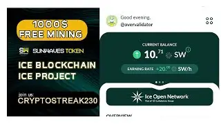 Earn Sunwaves Tokens: New Mining App on Ice Network!