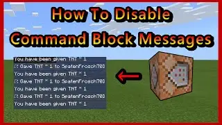 How To Disable Command Block Messages In Chat - Minecraft Bedrock Edition/Java