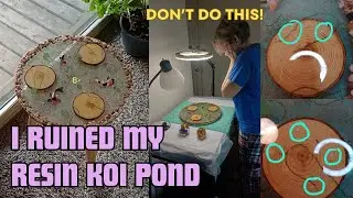 I Ruined My Resin Koi Pond (Don't Do This!)