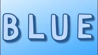The Blue Song | Learn Colors For Kids
