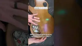 How is Gibson getting away with the price on this? #guitartech #lespaul  #greenie #kirkhammett
