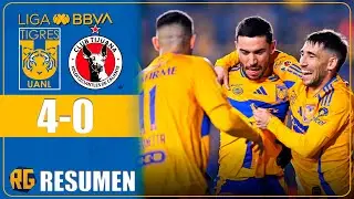 APLASTANTES | TIGRES VS XOLOS DE TIJUANA 4-0 | RESUMEN GOLES | LIGA MX CL. 2025