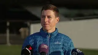 DAMIAN LANE GALLOP ON OBAMBURUMAI AT RANDWICK