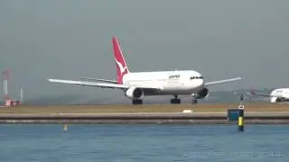 Qantas 767-338/ER [VH-OGL] - Departure from Sydney - 12 October 2014