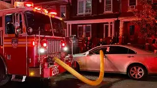 🔥 HOSE THRU CAR WINDOW 🔥 FDNY Queens 3rd Alarm Box 9601 Fire was in 2 Private Dwellings Dead End